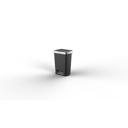 Vortex 13 gal Trash Rectangle Can, Gray VO1680418